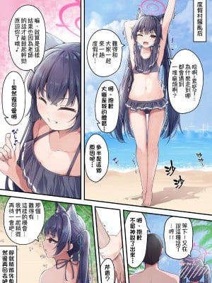 [円つくも] 水着セリカといちゃラブえっち (ブルーアーカイブ) [中国翻訳]