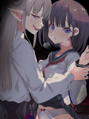 [甘泉少女 (能都くるみ)] 憧れた先生が人外女性だった上に襲われドロドロレズ堕ち交尾した結果孕まされました...  [中国翻訳] [DL版]_02