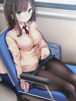 [嘘つき屋 (大嘘)] 通勤道中であの娘がぱんつを見せてくる本 [靴下汉化组] [DL版]_Oouso_0003