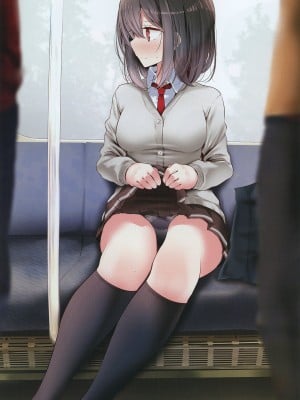 [嘘つき屋 (大嘘)] 通勤道中であの娘がぱんつを見せてくる本 [靴下汉化组] [DL版]_Oouso_0006