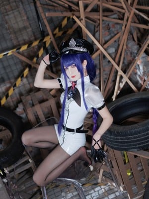 封疆疆v 雷电将军 女警 Raiden genshin_21