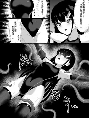 [珠寿司 (白珠)] エリート能力者が強制着替えで触手に敗かされる話 [中国翻訳]_09