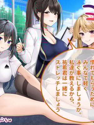 [ラミノネイリス] ドスケベ種付け水泳部♪！特訓だ！と思ったらホントはチンポ欲しいだけの孕みたがり先輩たちにハイレグな水着で精液搾り取られる！？_012