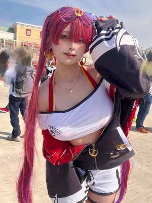 Houshou Marine cosplay_17