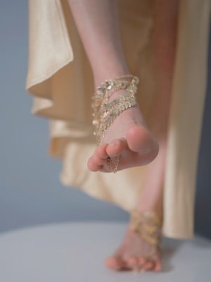 禅院熏 金色礼服 脚链_0022