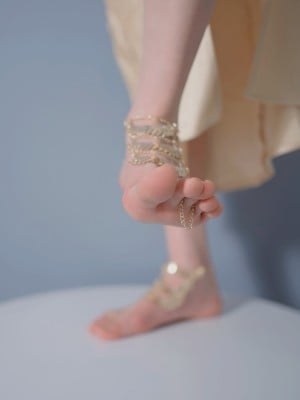 禅院熏 金色礼服 脚链_0028