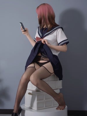 禅院熏 黑白JK_10