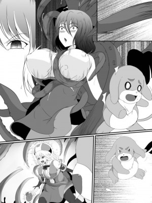 [憑依の刻 (しまかわ)] メスガキ魔法少女は大っ嫌いなざこ妖魔に体を取り込まれたので感覚遮断の魔法を使って朝まで耐える [中国翻訳] [DL版]_057