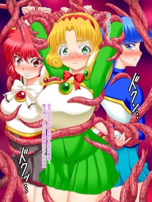 [カオメロン (ぐりぐり)] 肉触手に絶頂かされて快楽堕ちするCG集＜魔法騎士触手快楽地獄＞ [中国翻訳]_003