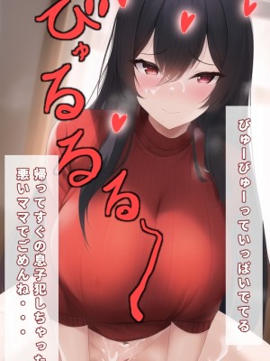 [water mouth comics] 僕はボクの母親で性欲を解消する [DL版]_mama (36)