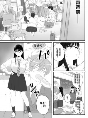 [関西オレンジ (荒井啓)] クラスの地味オタにパパ活代行お願いしてみた [中国翻訳]_003_002
