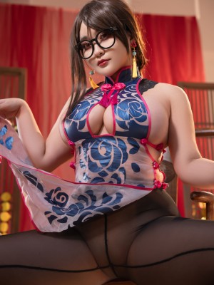 洛璃 LoLiSAMA - 虞姬旗袍_34