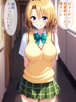 (同人CG集) [ぶるーと] 彩南学園の美少女トリオが催眠おじさんに全員寝取られ孕まされる話 (ToLOVEる -とらぶる-)_033_A_By_zhonyk_032
