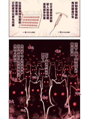 [ふくらすずめ (砂場すずめ)] けも耳手コキ店の地雷嬢 [中国翻訳]_011_kedaBooks11