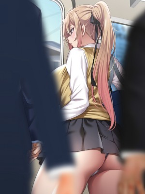 [アイチルワークス] 満員電車の中でおじさんが無理やり美少女を寝取ったりギャルを孕ませたりする話_135