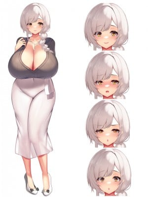 [親子丼 (貞五郎)] 冷静無口な低身長爆乳日雇い学生アルバイターイマちゃんとおっとりあらあら爆乳ママのドスケベ業務をこなす日々[中国翻訳]_391