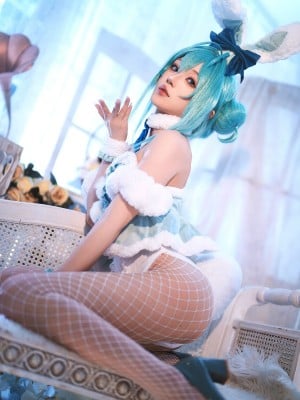 [如月夏巳] 初音未来 兔女郎cos_02