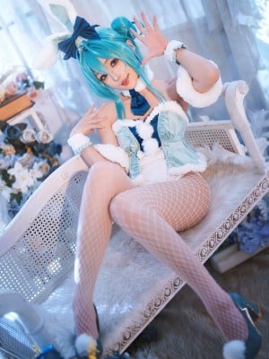 [如月夏巳] 初音未来 兔女郎cos_12