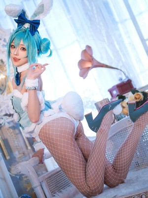 [如月夏巳] 初音未来 兔女郎cos_15