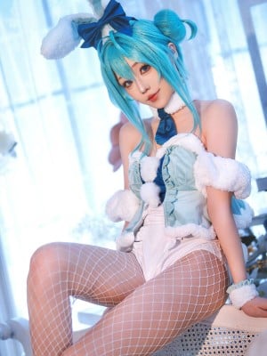 [如月夏巳] 初音未来 兔女郎cos_03