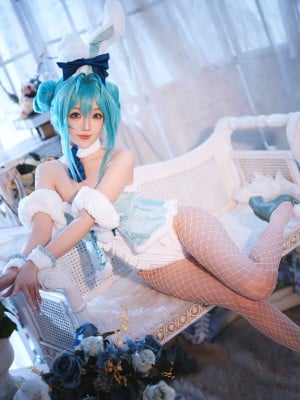 [如月夏巳] 初音未来 兔女郎cos_10