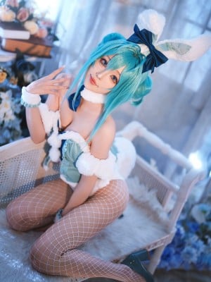 [如月夏巳] 初音未来 兔女郎cos_09