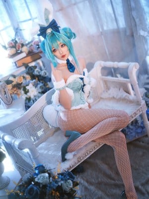 [如月夏巳] 初音未来 兔女郎cos_07