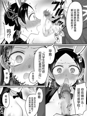 [あむぁいおかし製作所 (萌黄おじさん、HNZM)] 風紀委員長は性処理バニー！？ [中国翻訳]_14