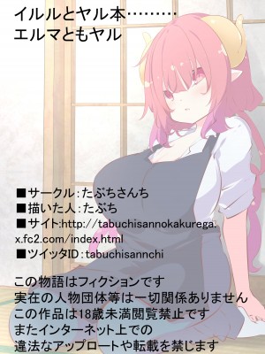 [たぶちさんち (たぶち)] イルルとヤル本………エルマともヤル (小林さんちのメイドラゴン)_35