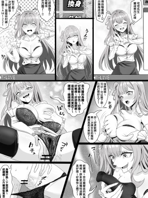 TSF直播【變身／附身／交換／催眠】【黑白漫畫10P】_02