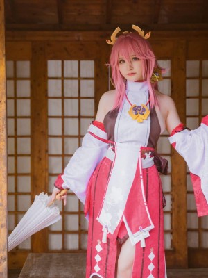 前羽Rissoft344『八重神子』 - 原神コスプレ写真集_31