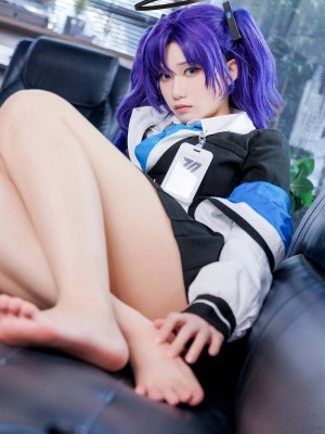 Cien cosplay 蔚蓝档案-优香_25