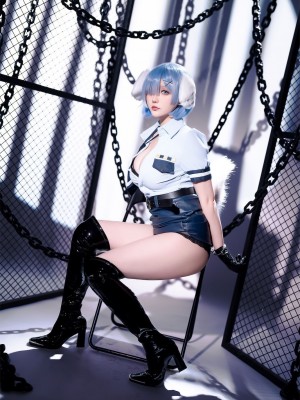 Hoshilily (星之迟迟) Rem Dog-Eared Police Officer - ReZero_062