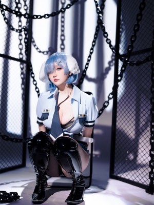 Hoshilily (星之迟迟) Rem Dog-Eared Police Officer - ReZero_066