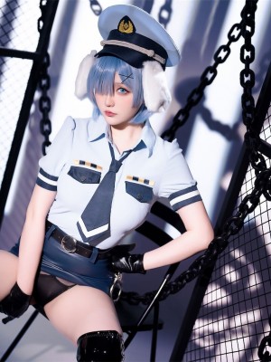 Hoshilily (星之迟迟) Rem Dog-Eared Police Officer - ReZero_018