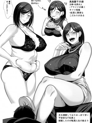 [チンパン部 (チンパン)] お嬢様育ちの生意気セレブ妻を汚いおっさんチンポでわからせる 黒消しver_03