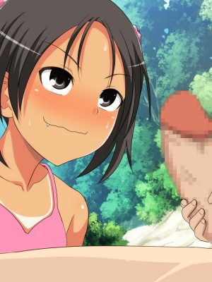 (同人CG集) [ホワイトノート] 公園でオナニーしてたらエロいことに興味津々のロ〇っ娘に見つかって性的にイジめられる話_080_06