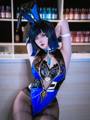 Natsuko_夏夏子 - 夜兰兔女郎_26