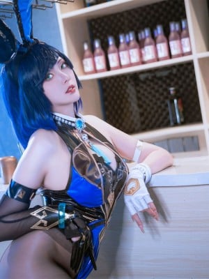 Natsuko_夏夏子 - 夜兰兔女郎_11