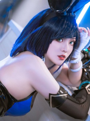 Natsuko_夏夏子 - 夜兰兔女郎_20