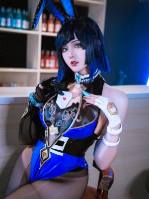 Natsuko_夏夏子 - 夜兰兔女郎_23