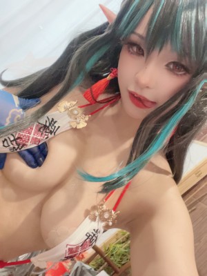 [阿呀被发现了Aya&小和甜酒] 年夕旗袍双人御守_138