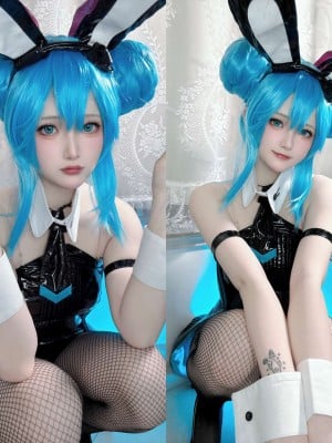 屿鱼 初音 兔女郎_29