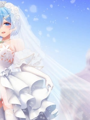 [SSB (まりりん)] 新婚ほやほや長乳人妻レイヤーふみか ～初夜は夫以外と……二穴生挿入ウェディング個人撮影～ (花嫁は天然長乳Hカップコスプレイヤー ～コスプレイヤーふみか総集編II～) [中国翻訳] [DL版]_36