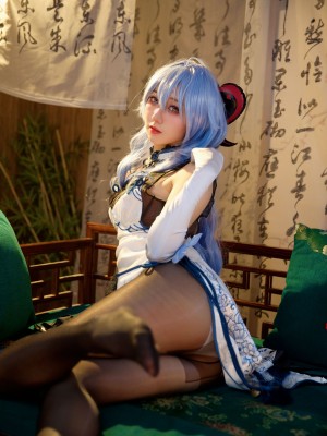 屑雪雪鸭 - 甘雨青花瓷旗袍[50P-199MB]_40