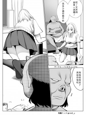 [バイオチャンプル (有機リンゴ)] 白百合さんはオークを飼う (オリジナル) [中国翻訳]_08