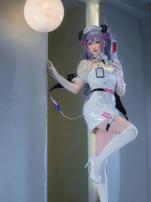 樱梨梨 - 刻晴魅魔护士_01