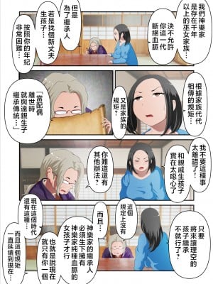[WXY COMICS] 神社の跡継ぎがいないから巫女のお母さんを僕が孕ませる。其の壱 [中国翻訳]__01_004