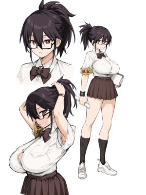 [TRY] 新しい風紀委員長が巨乳すぎる件 + 憧れの生徒会長が巨乳すぎる件｜聽說新任風紀委員長胸部很大這回事 + 學生會長 [中国語] [無修正]_007