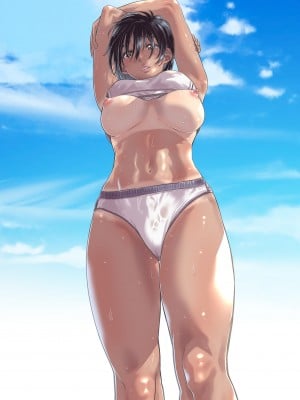 [バーニング姉妹 (MARUTA)] 身長175cmの陸上女子は後輩男子の精子を膣に溜めたまま走りたい [中国翻訳]_02